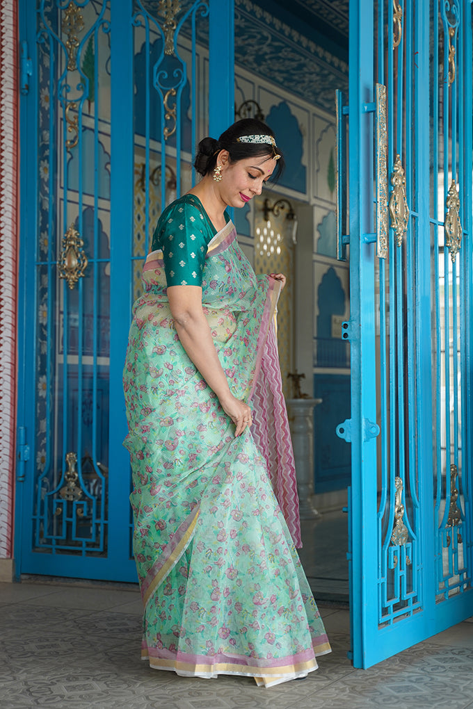 Women Paper Silk Designer Indian Saree at Rs 1300 in Surat | ID: 14537493012