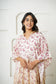 'Titli'  Muslin silk Ombre dyed & Hand block Print Kaftan